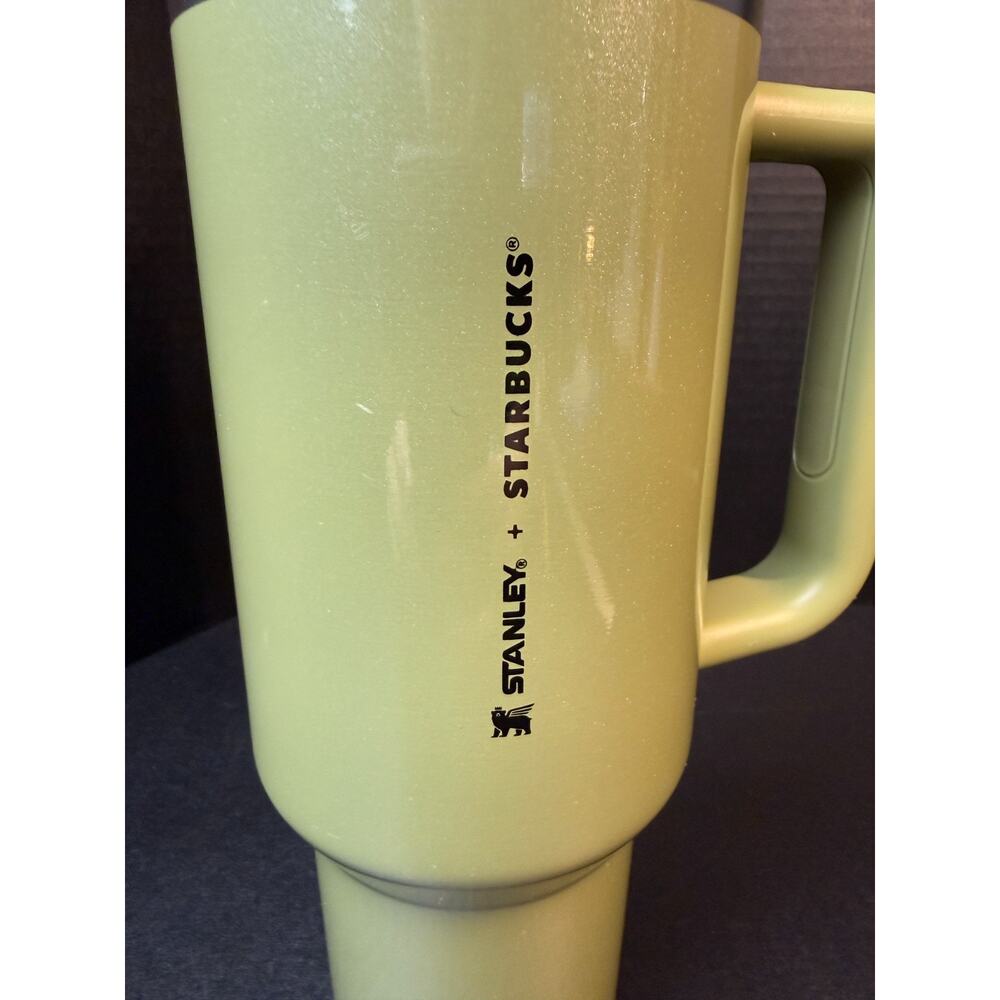 Starbucks X Stanley Colab Fall 2024 Olive Green Pearl 40 Oz Tumbler *READ - Picture 8 of 11
